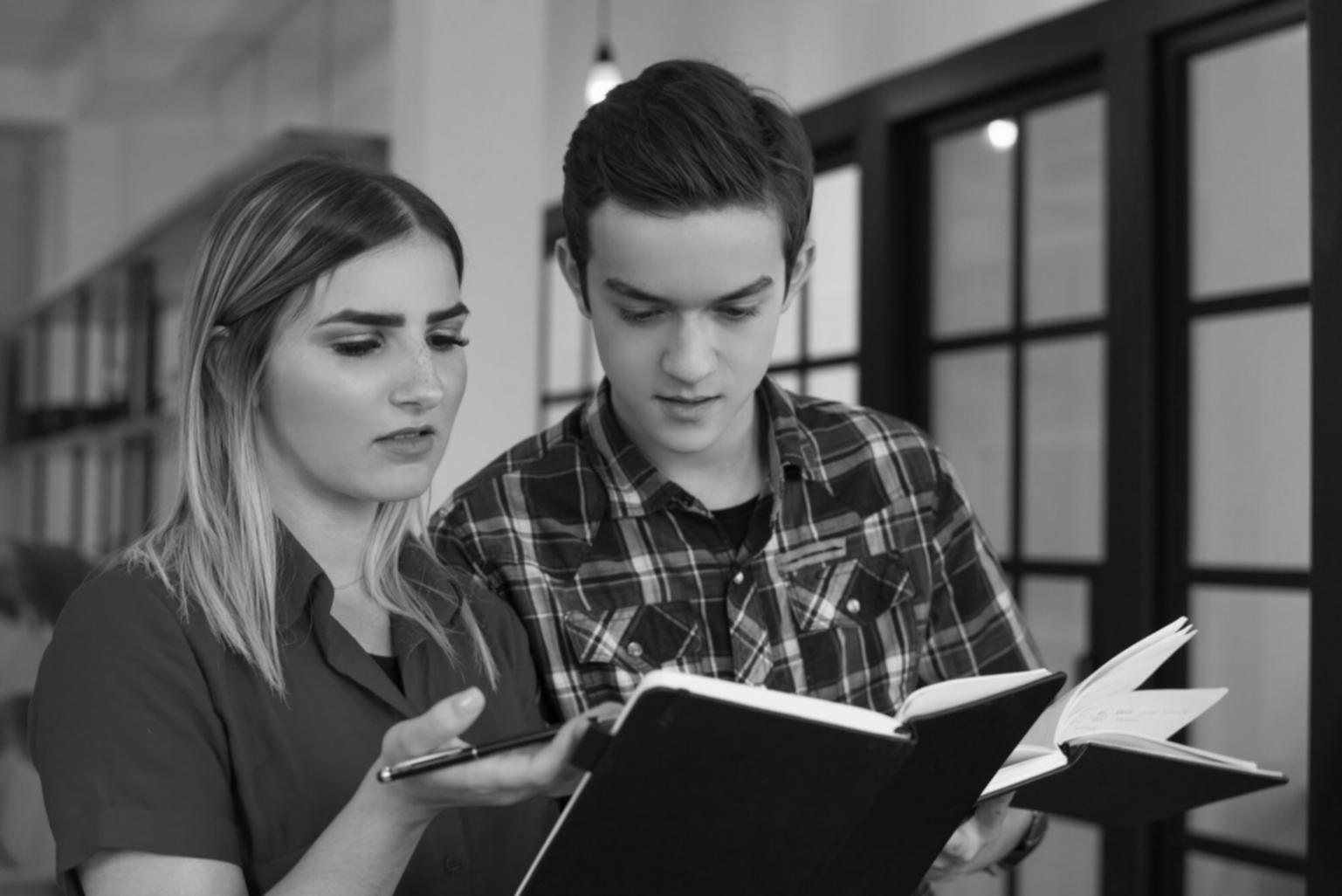 Mentor providing guidance during one-on-one session